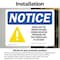 Signmission 3.5 in Height, 5 in Width, Vinyl Decal, Rectangle OS-2PACK-NS-D-35-L-15962 - alternate 2